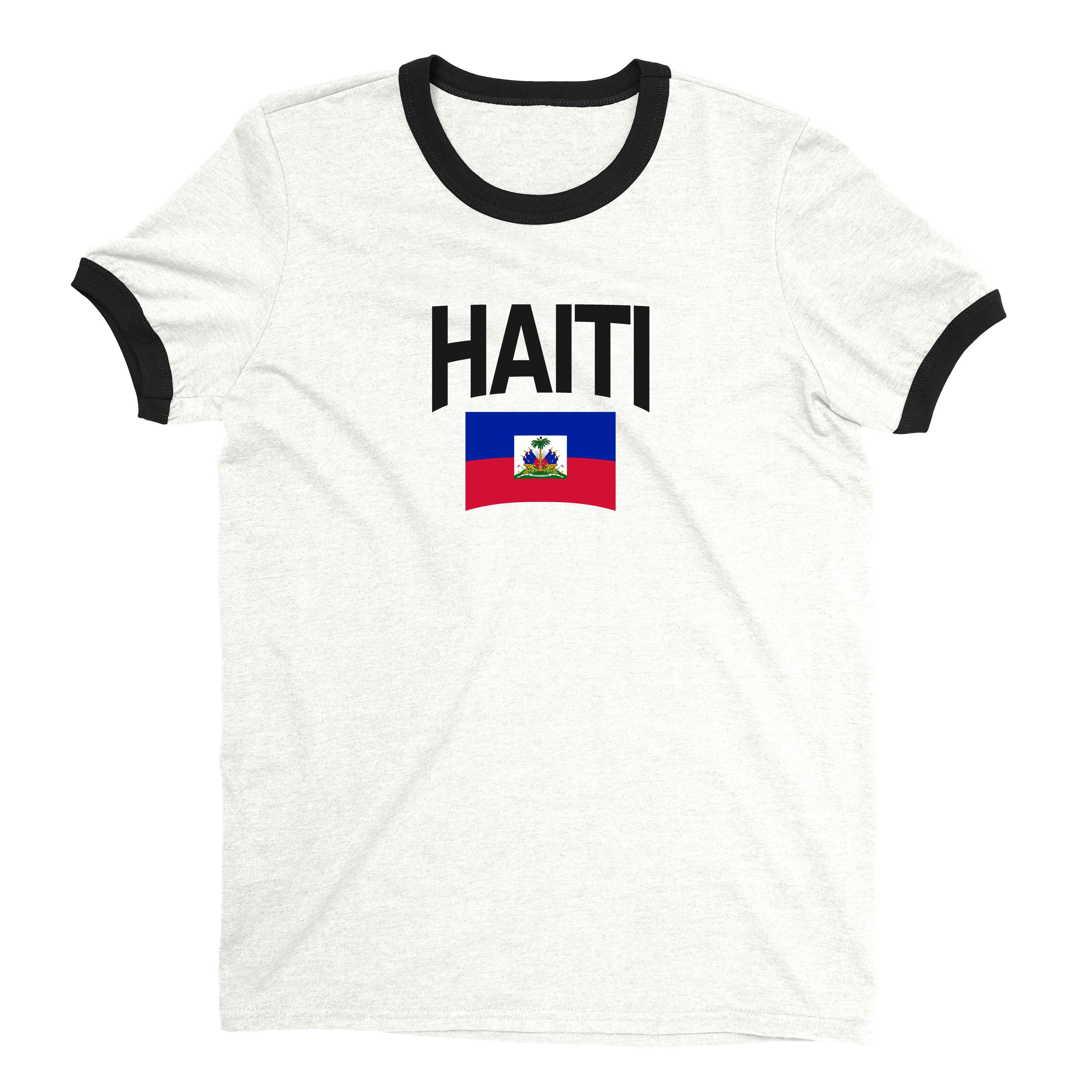 Haiti World Cup Ringer Tee Unisex T-Shirt -- NYC Factory