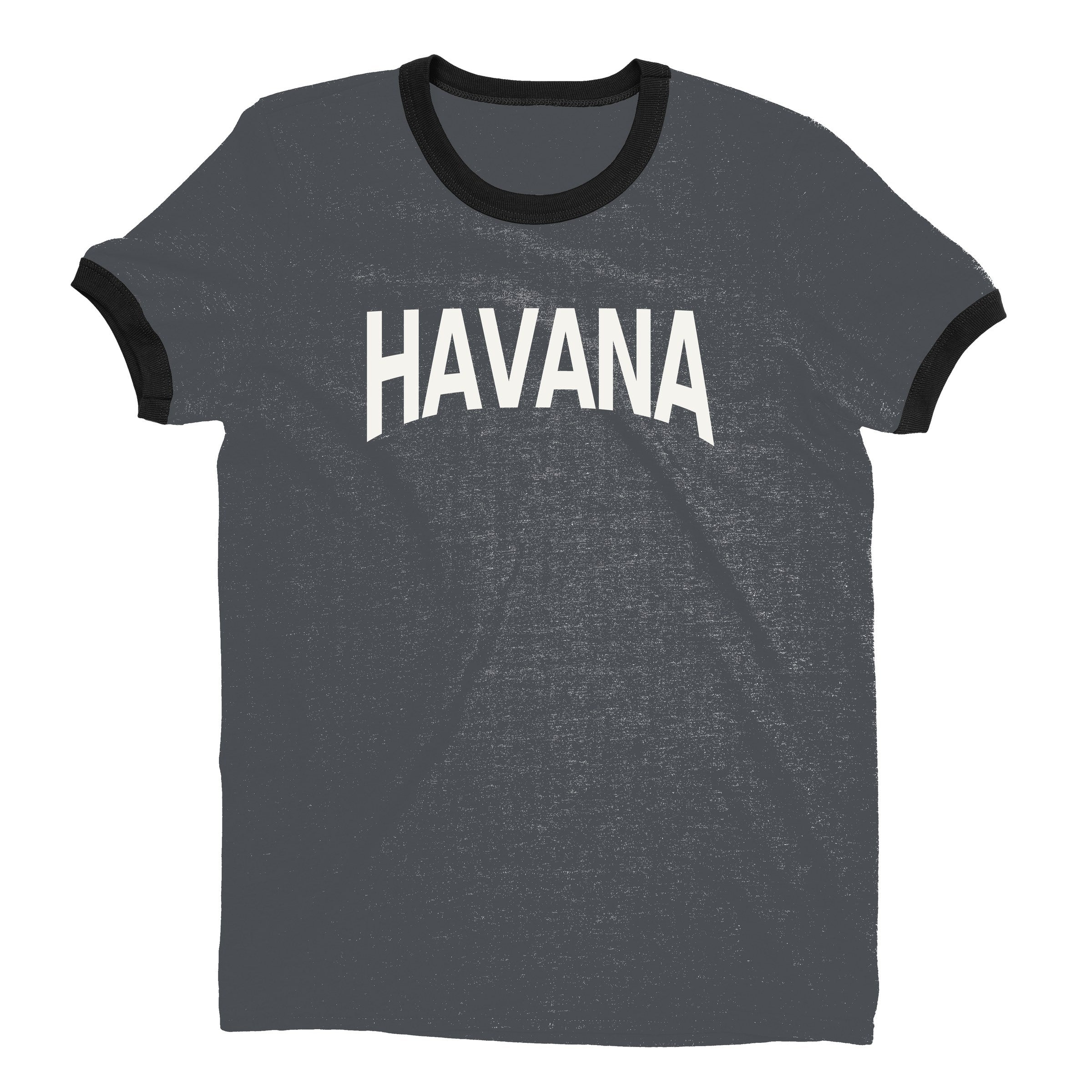 Havana Ringer Tee — Dark Heather