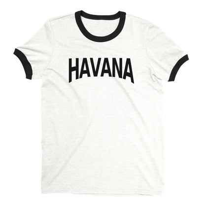 Havana Ringer Tee — White