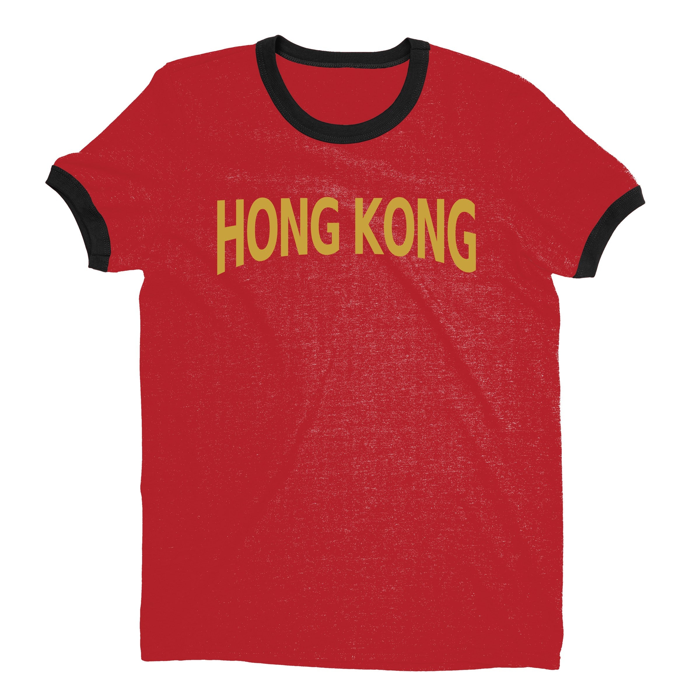 Hong Kong Ringer Tee — Red