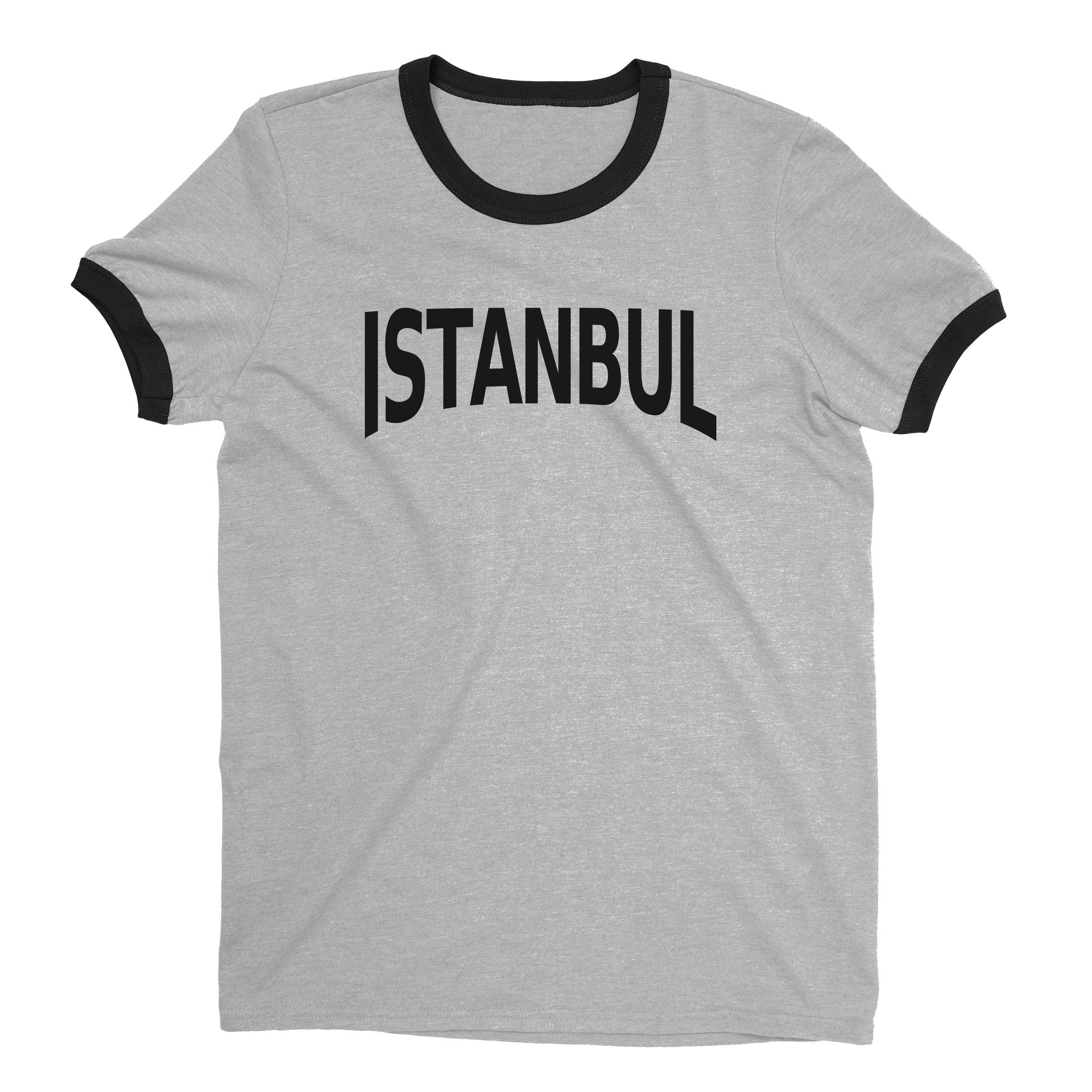 Istanbul Ringer Tee — Heather Gray