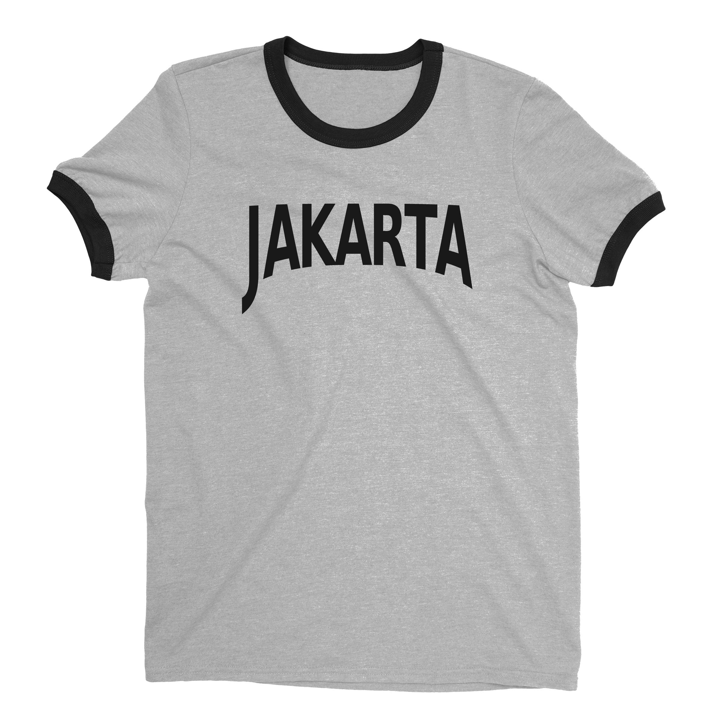 Jakarta Ringer Tee — Heather Gray