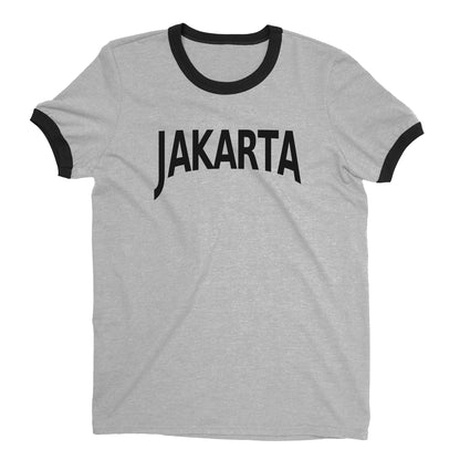 Jakarta Ringer Tee — Heather Gray