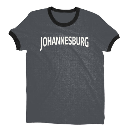 Johannesburg Ringer Tee — Dark Heather