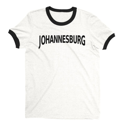 Johannesburg Ringer Tee — White