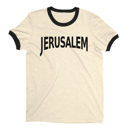 Jerusalem Ringer Tee — Natural
