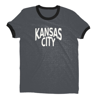 Kansas City Ringer Tee — Dark Heather