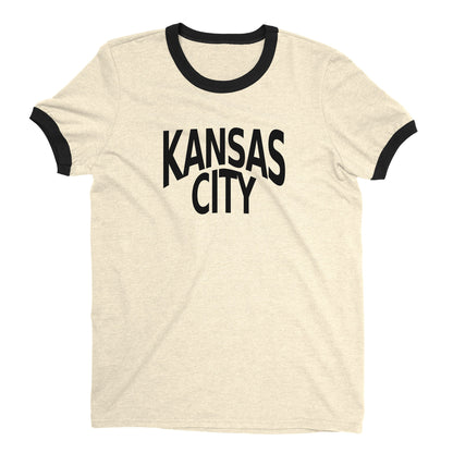 Kansas City Ringer Tee — Natural