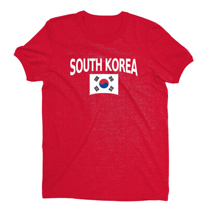 South Korea World Cup Plain Tee Unisex T-Shirt -- NYC Factory - Standard Red