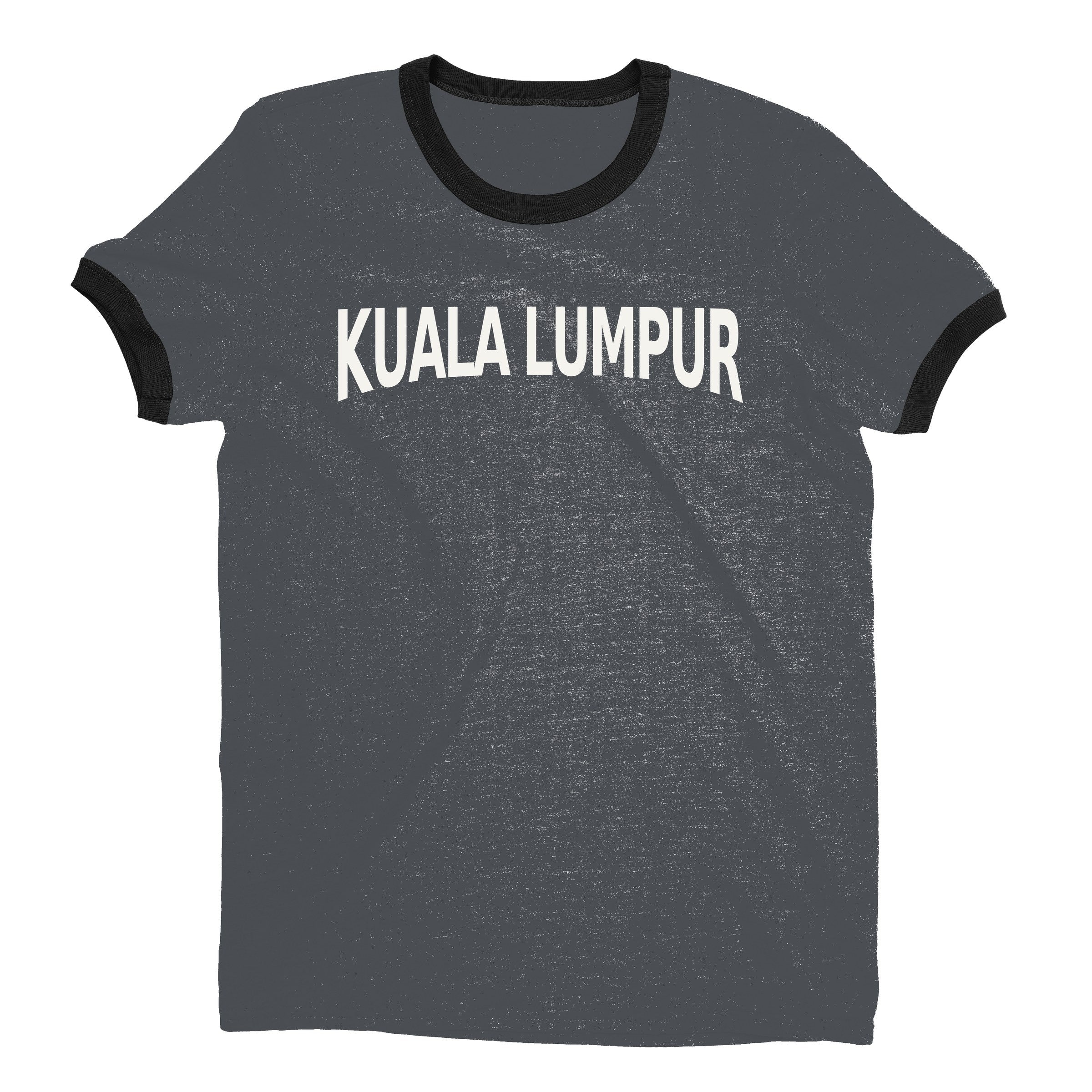 Kuala Lumpur Ringer Tee — Dark Heather