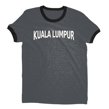 Kuala Lumpur Ringer Tee — Dark Heather