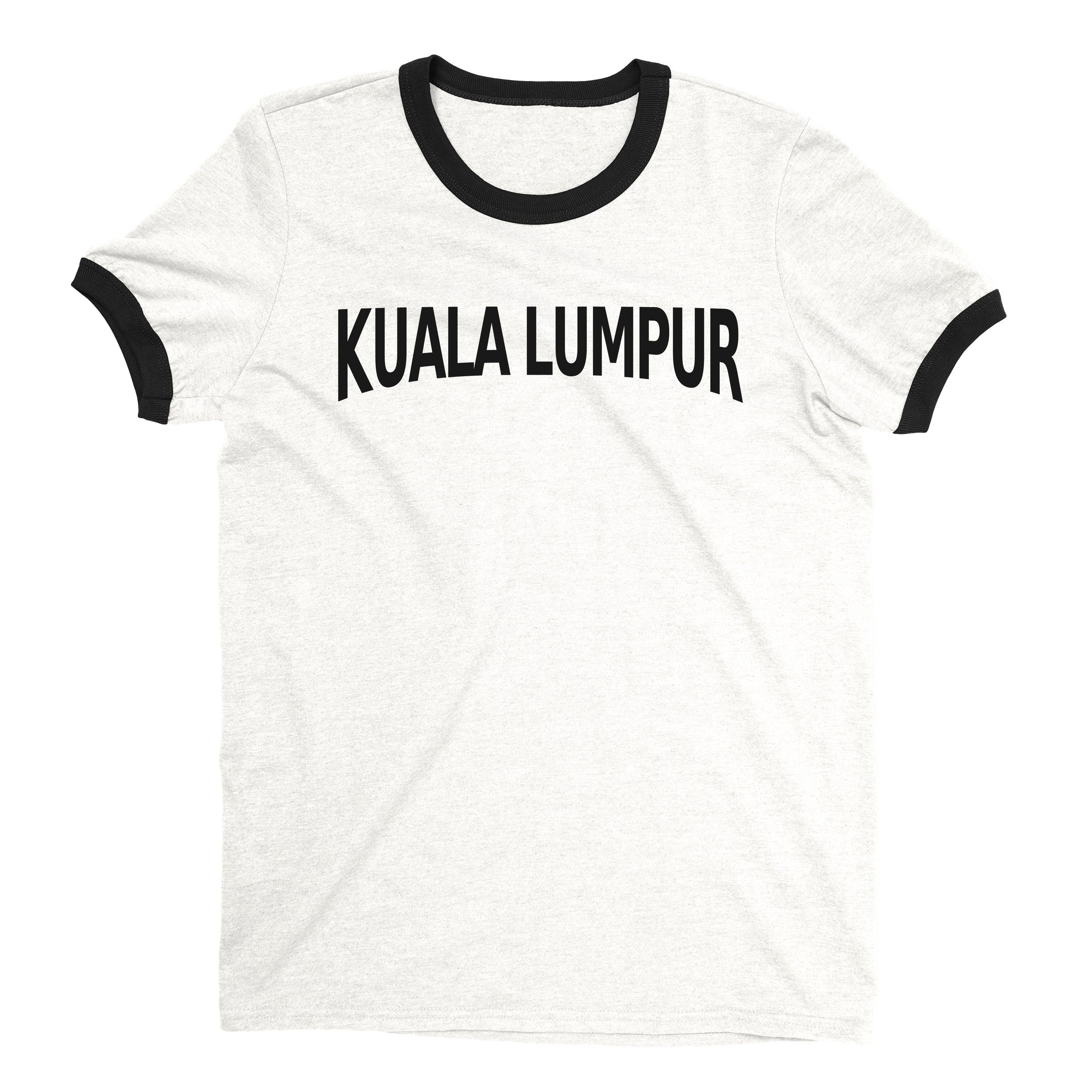 Kuala Lumpur Ringer Tee — White