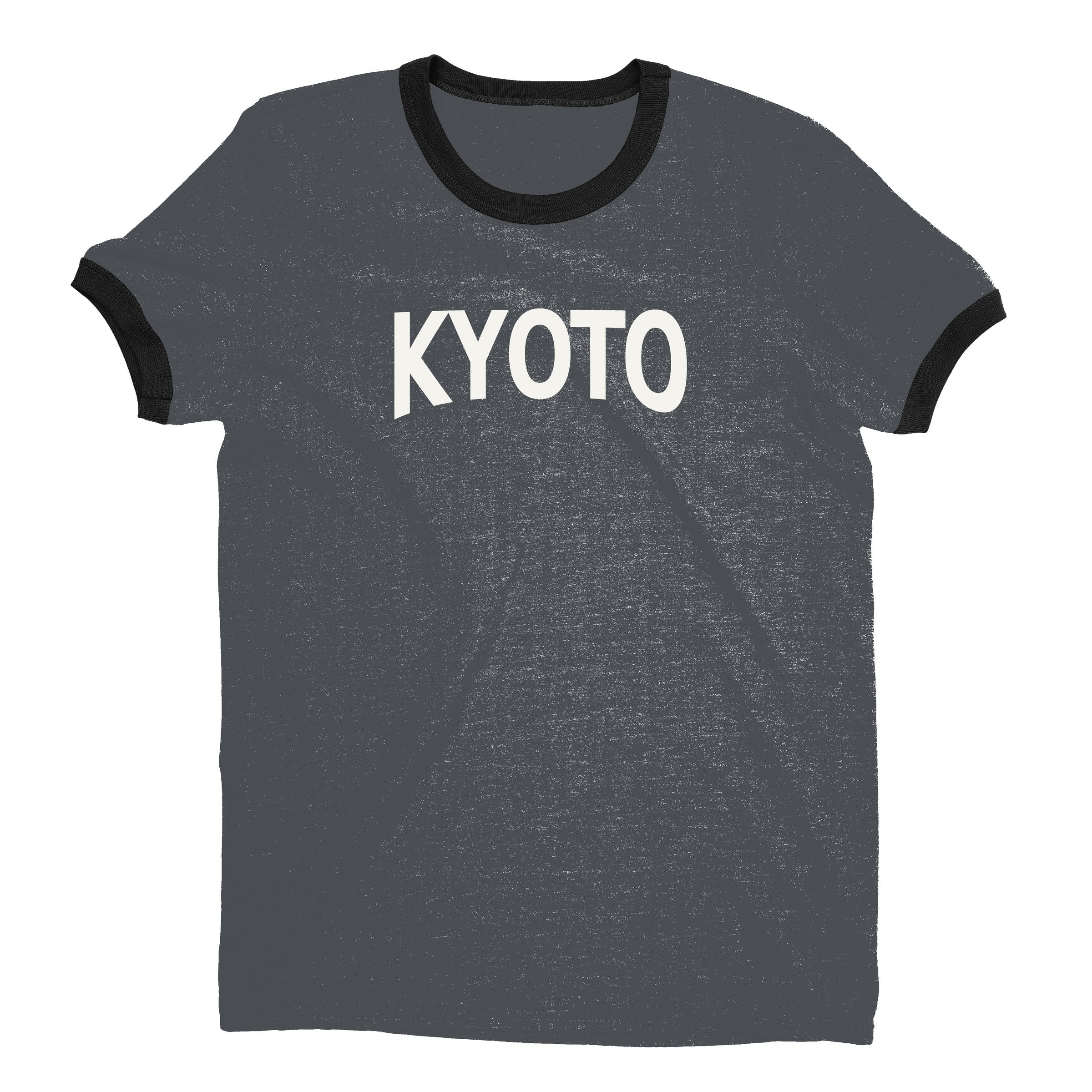 Kyoto Ringer Tee — Dark Heather