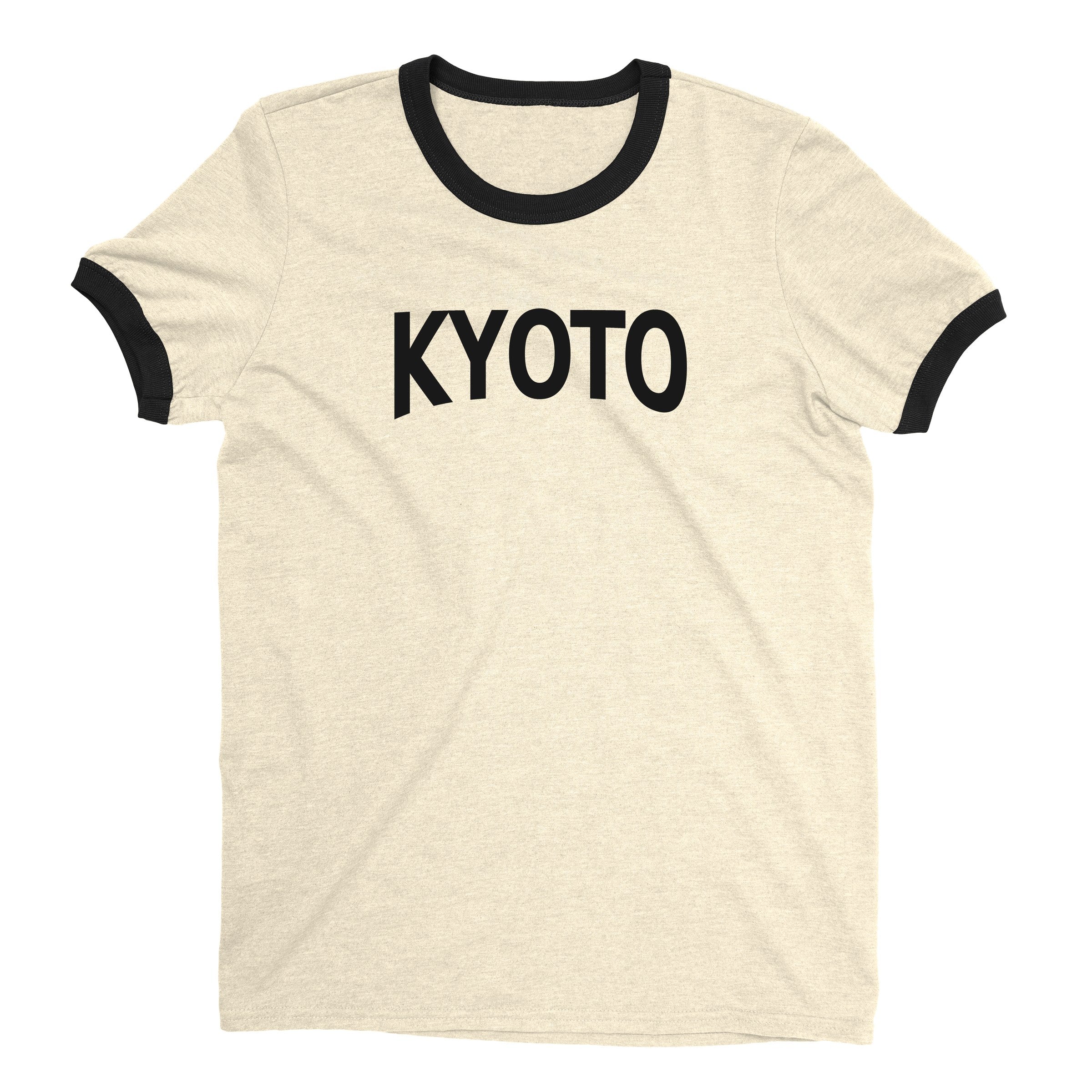 Kyoto Ringer Tee — Natural