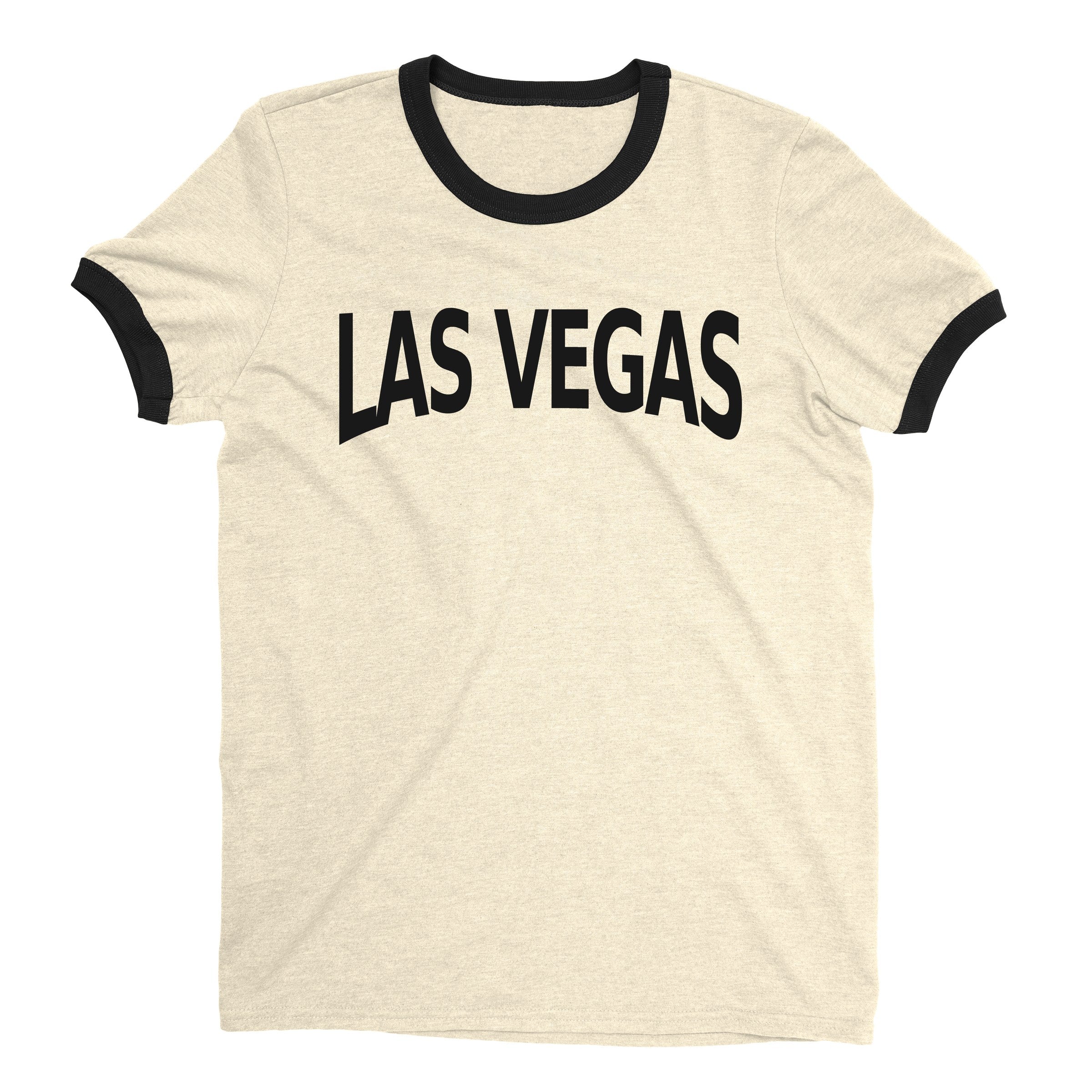 Las Vegas Ringer Tee — Natural