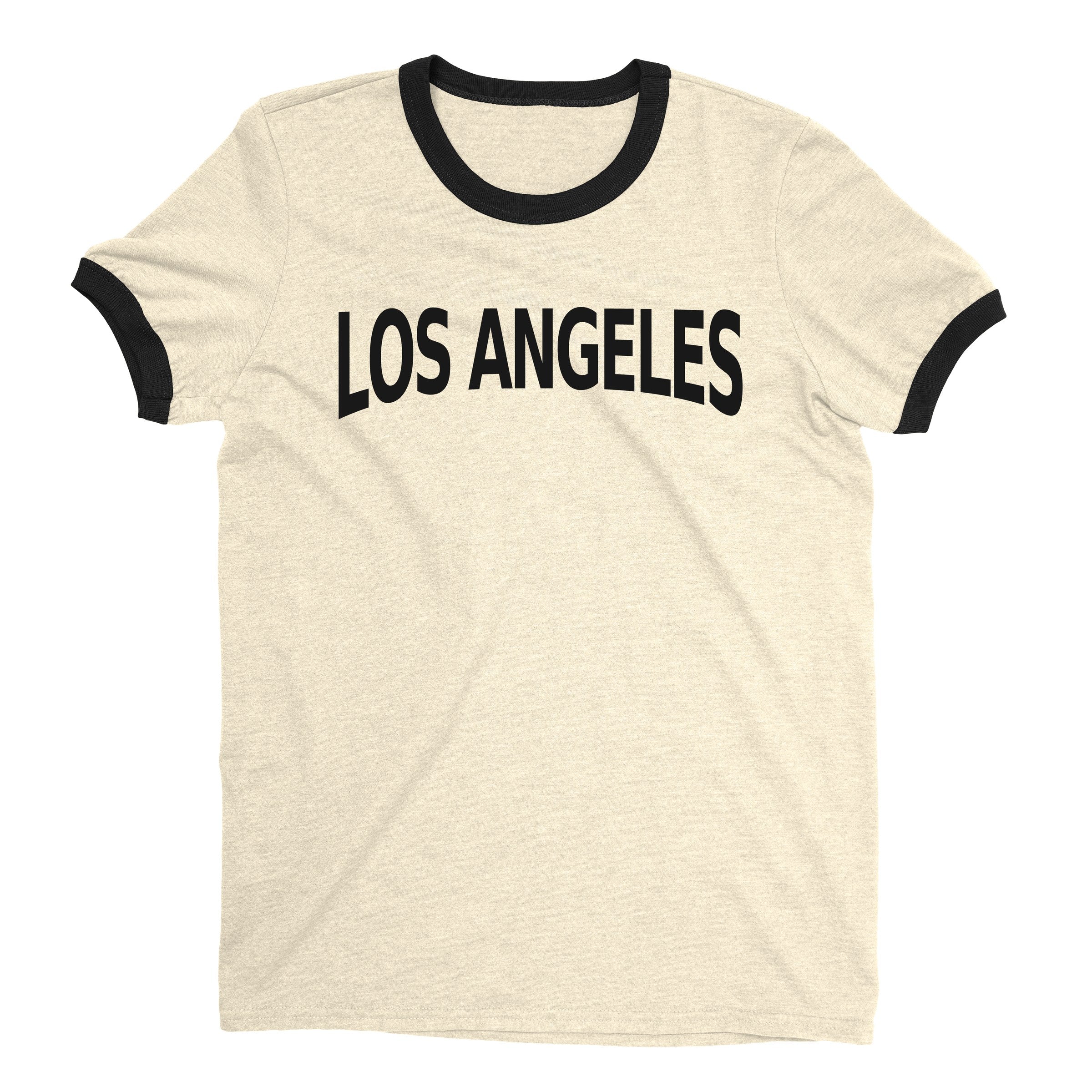 Los Angeles Ringer Tee — Natural