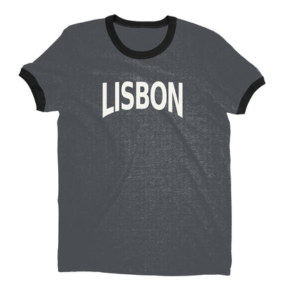 Lisbon Ringer Tee — Dark Heather