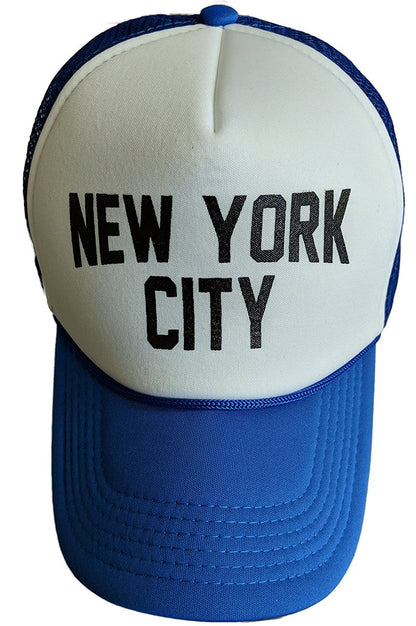 New York City Baseball-Mütze Siebbedruckte Netz-Trucker-Mütze