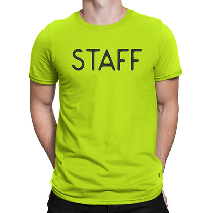 NYC FACTORY Staff T-Shirt Screen Printed Tee Printed Front & Back Staff Event Shirt - NYC Factory