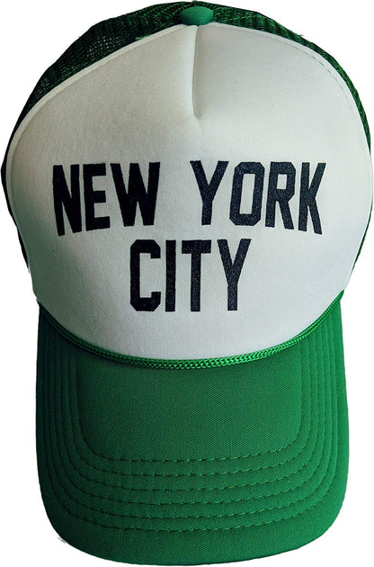 Casquette de camionneur en maille sérigraphiée New York City Baseball Hat