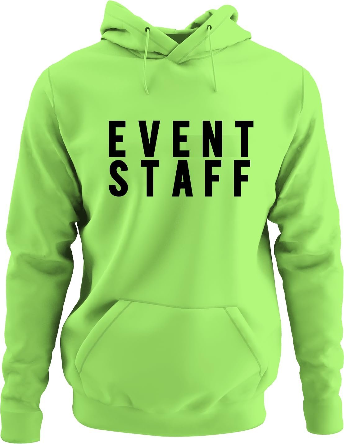 NYC FACTORY Mens EVENT STAFF Cotton Fleece Pullover Hoodie Sweatshirt