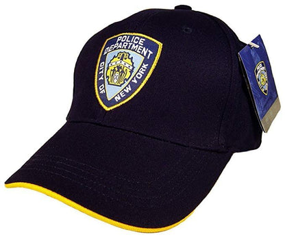 Men's NYPD Baseball Hats (Light Blue, 3d Letters)