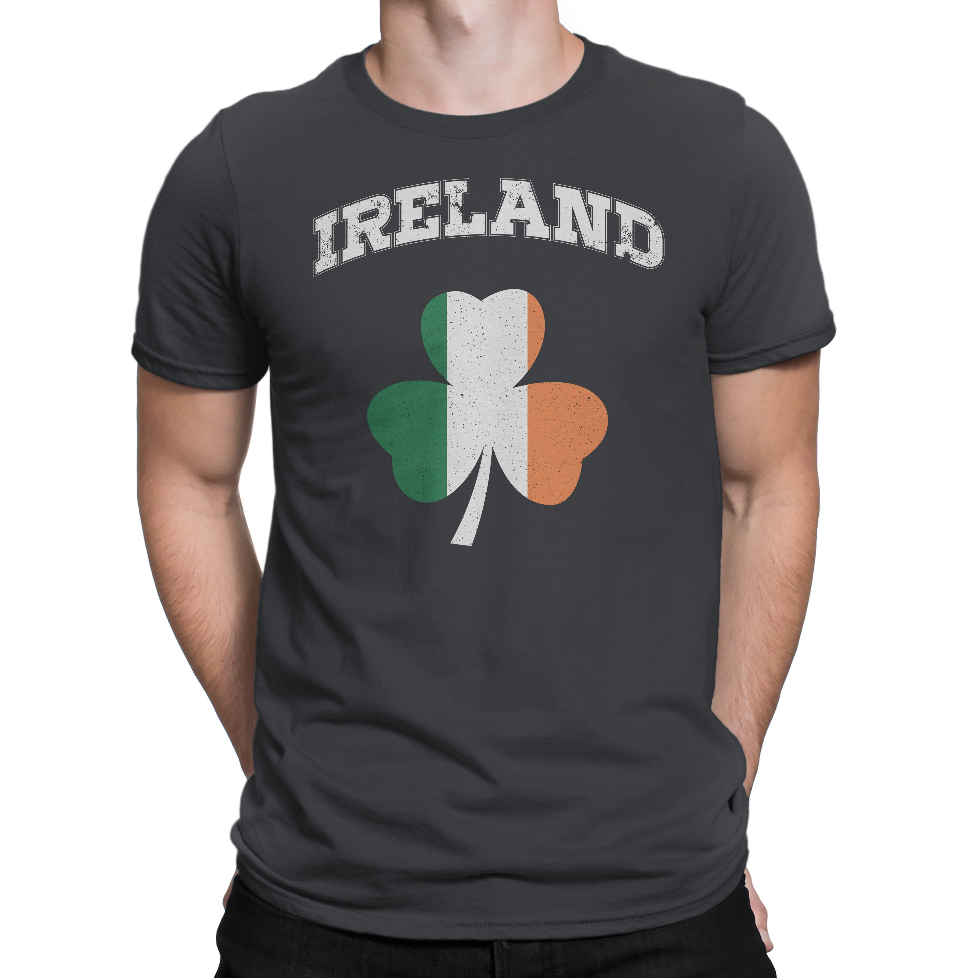 Mens' Irish Flag Shamrock Ireland Tee (XS-6XL)