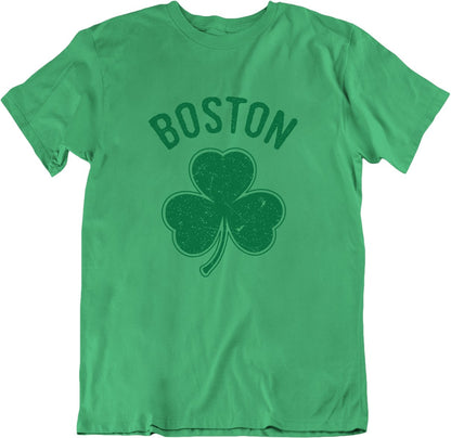 Boston Shamrock Irish Tees St Patricks Day T-Shirt Boys & Girls