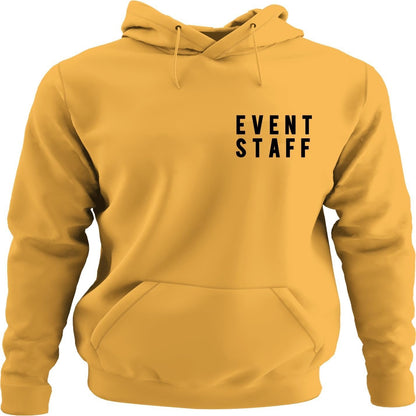 NYC FACTORY Mens EVENT STAFF Cotton Fleece Pullover Hoodie Sweatshirt
