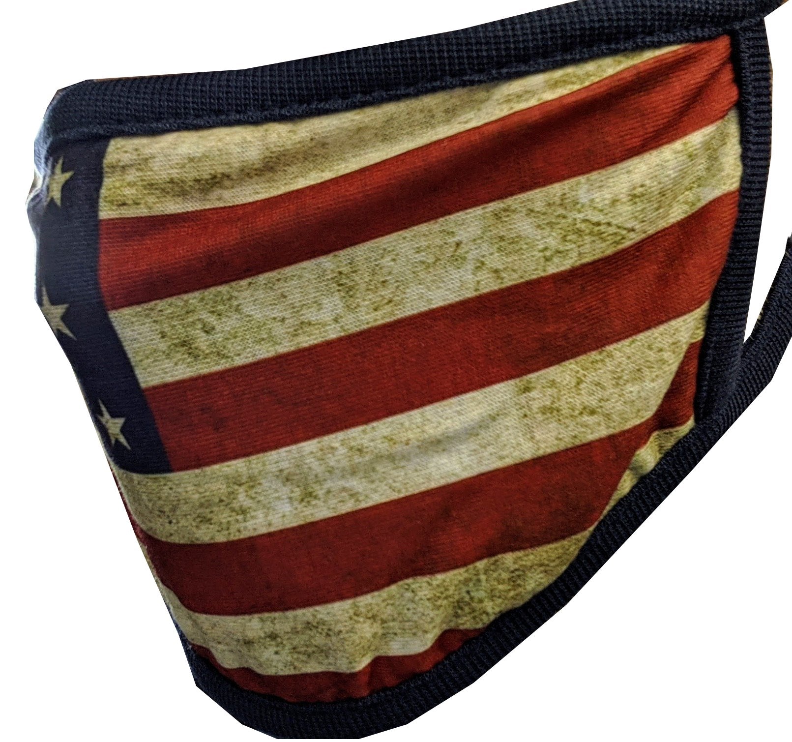 USA Distressed Flag Face Mask Adult Unisex Non Medical Cotton &amp; Polyester