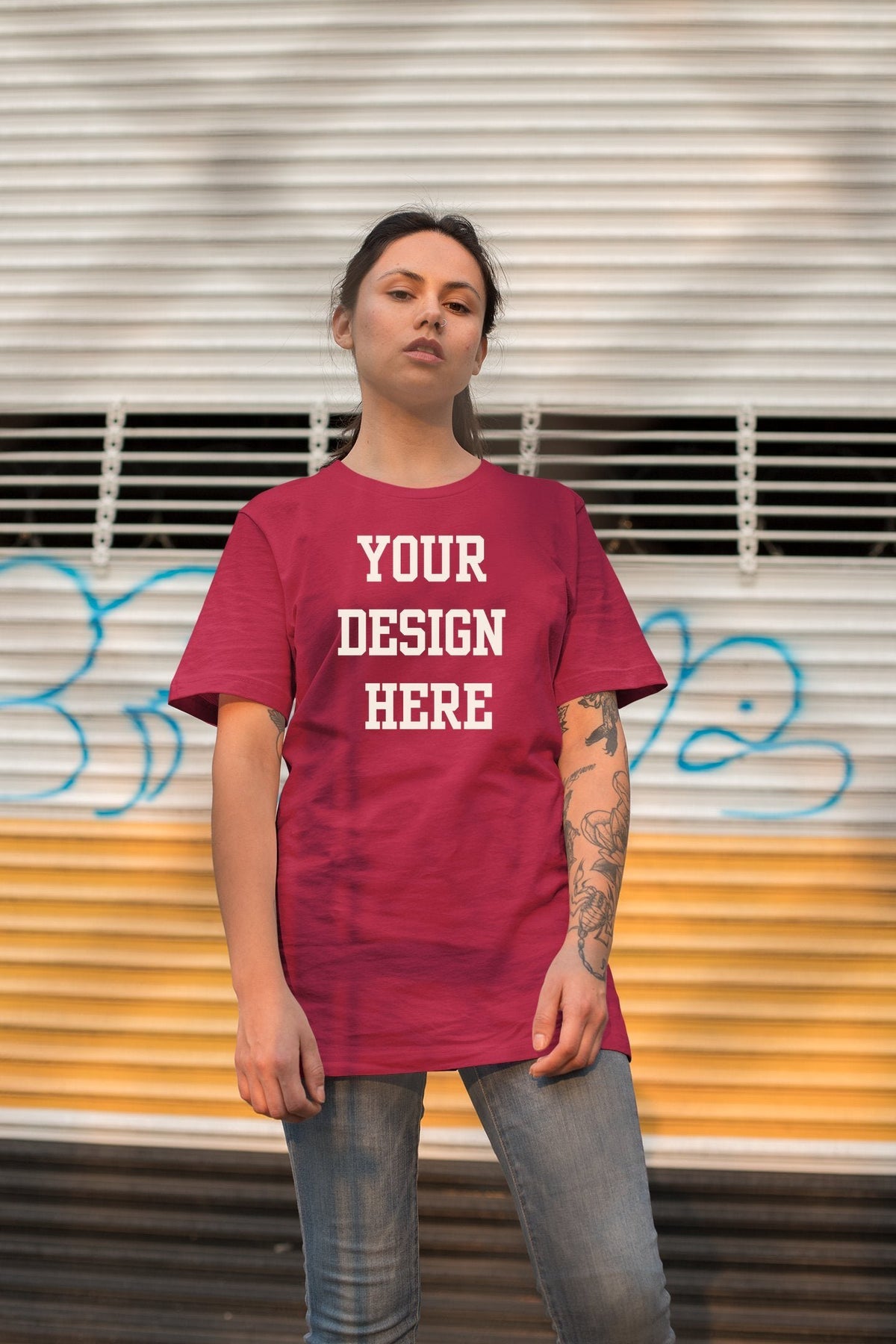 Medium Your Design Here Custom T-Shirt