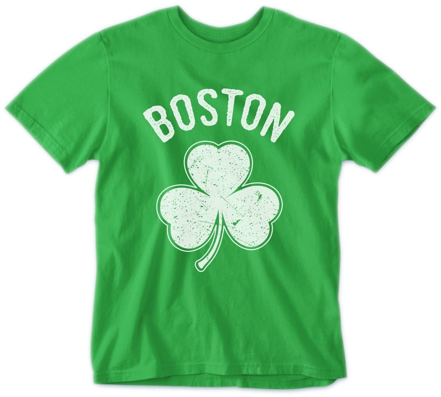 Boston Shamrock Irish Tees St Patricks Day T-Shirt Boys & Girls