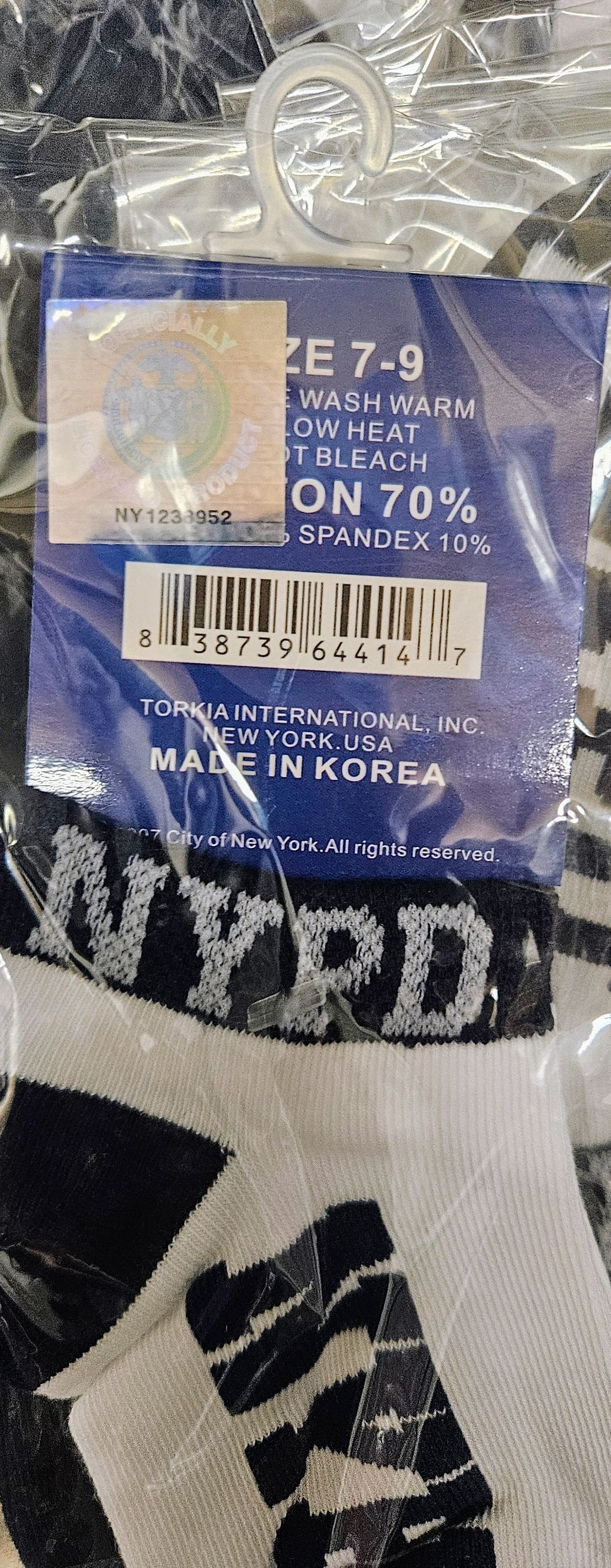 NYPD Socks Official Merchandise / All Sizes