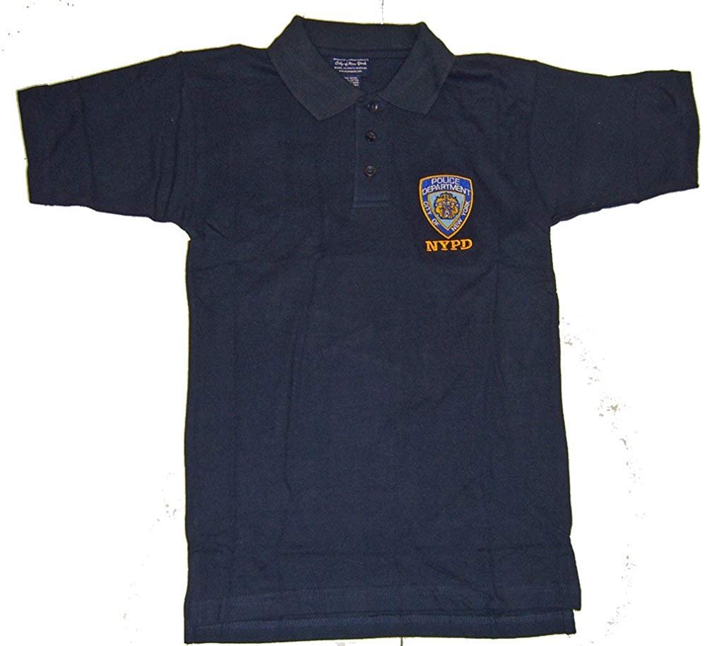 Polo NYPD - Marine avec badge officiel