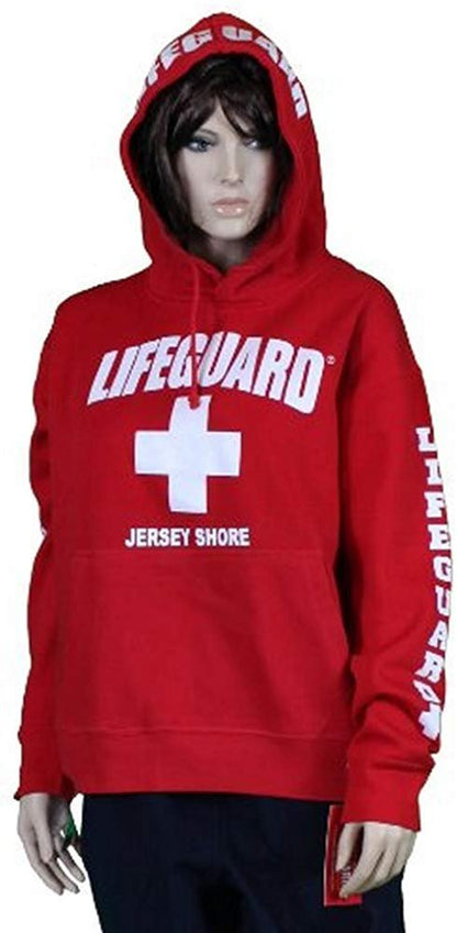 Lifeguard Jersey Shore NJ Life Guard Sweatshirt Red XL
