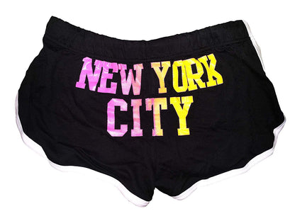 New York Summer Shorts Official Product Ladies Workout Yoga NYC Womens