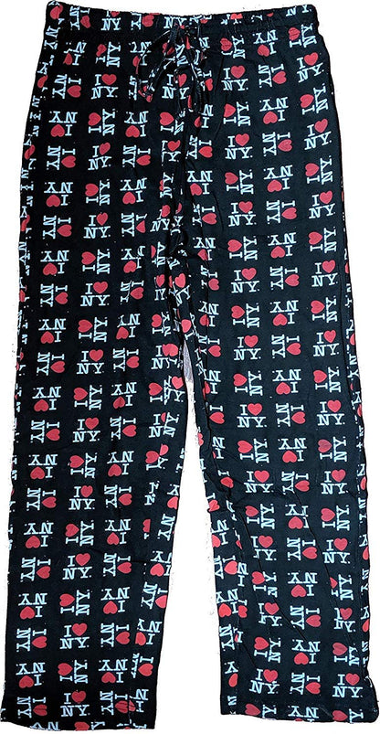 I Love NY Lounge Pants (Charcoal, Adult Unisex)