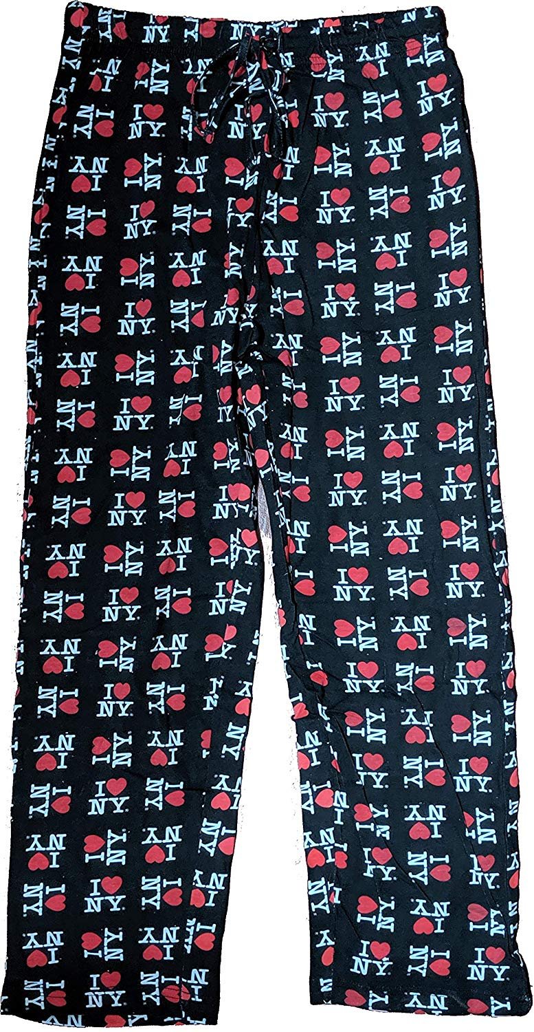 I Love NY Lounge Pants (Charcoal, Adult Unisex)