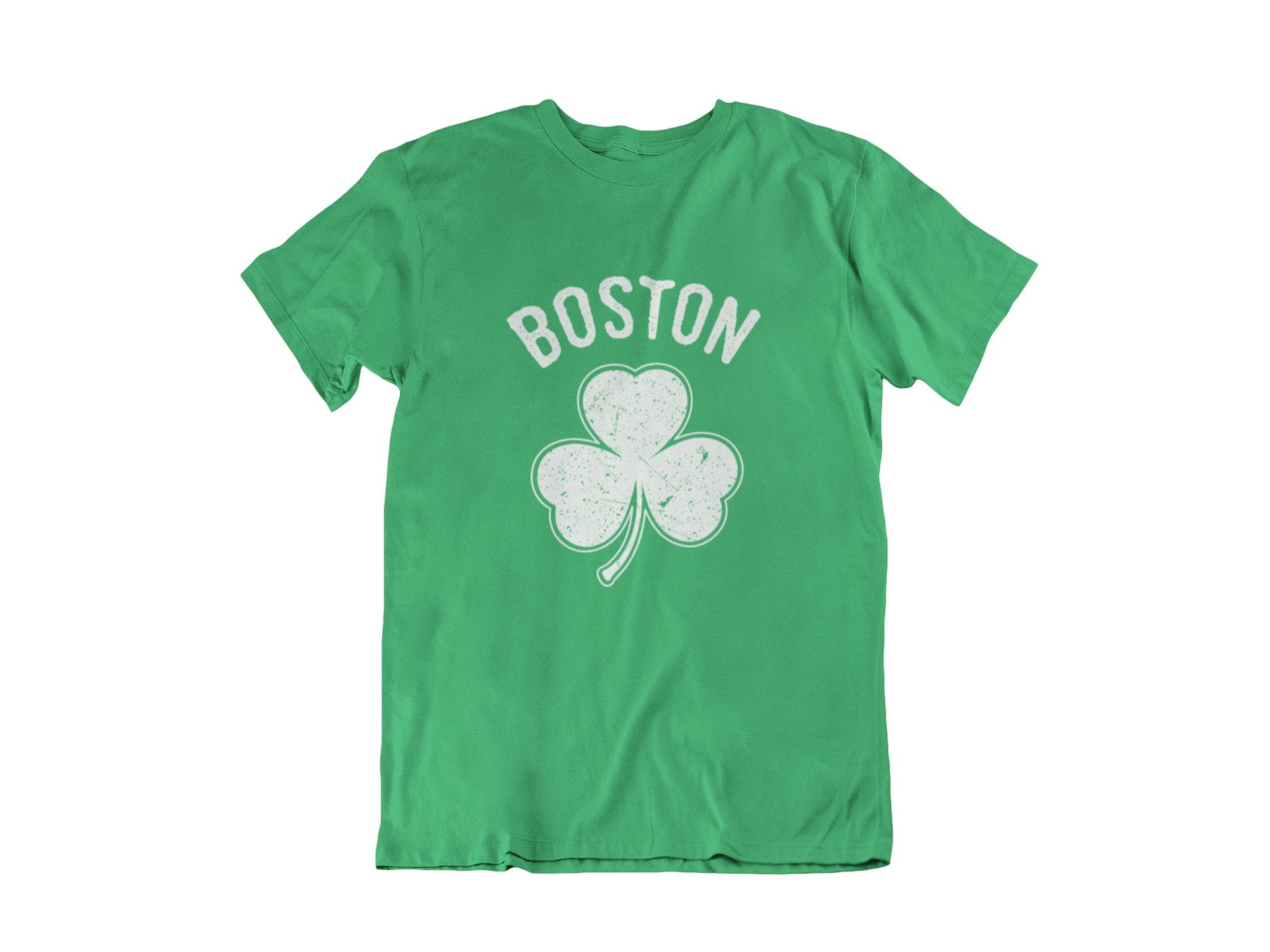 Boston Shamrock Irish Tees St Patricks Day T-Shirt Boys & Girls