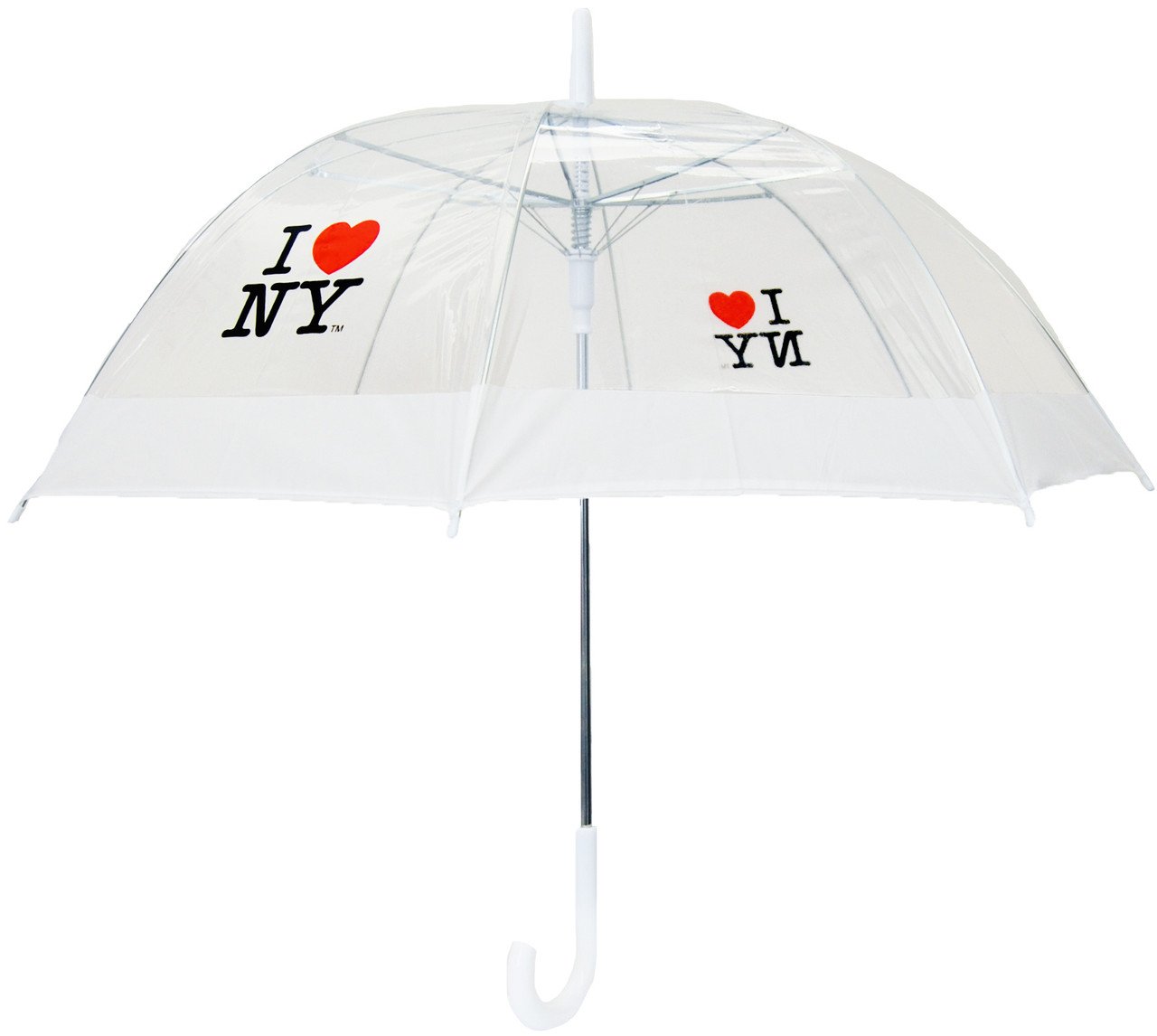 I Heart NY Clear Bubble Umbrella Love New York