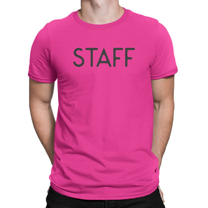 NYC FACTORY Staff T-Shirt Screen Printed Tee Printed Front & Back Staff Event Shirt
