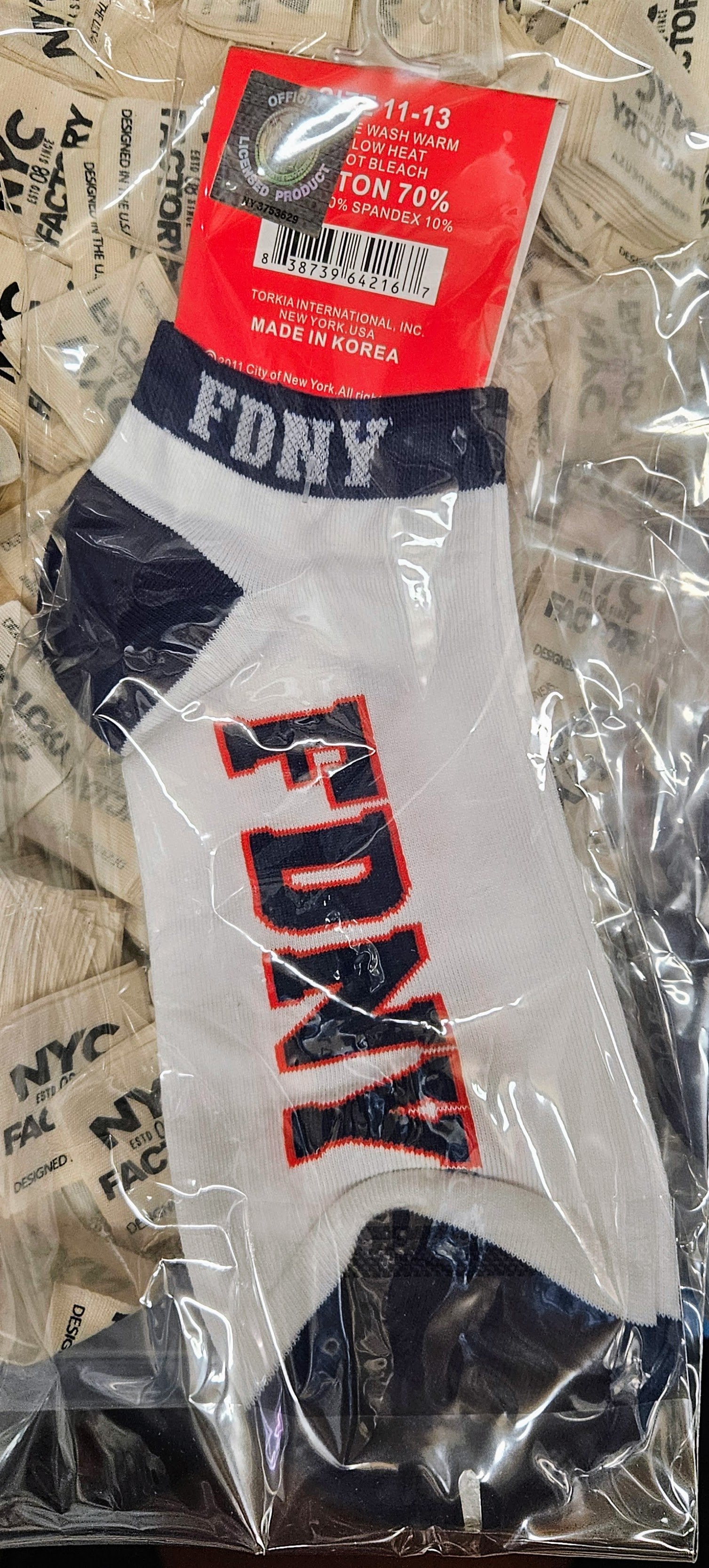 FDNY Socks Official Merchandise / All Sizes