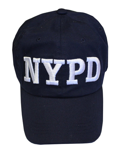 NYPD Junior Kids Baseball Hat Brodé 3d Logo Navy Boys