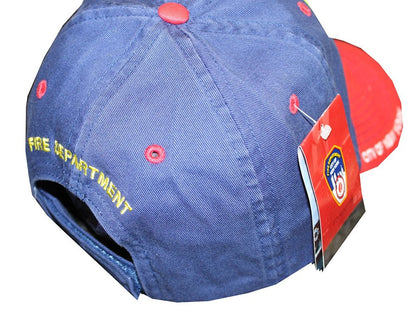 Casquette de baseball FDNY Fire Department of New York City Navy &amp; Red Taille unique