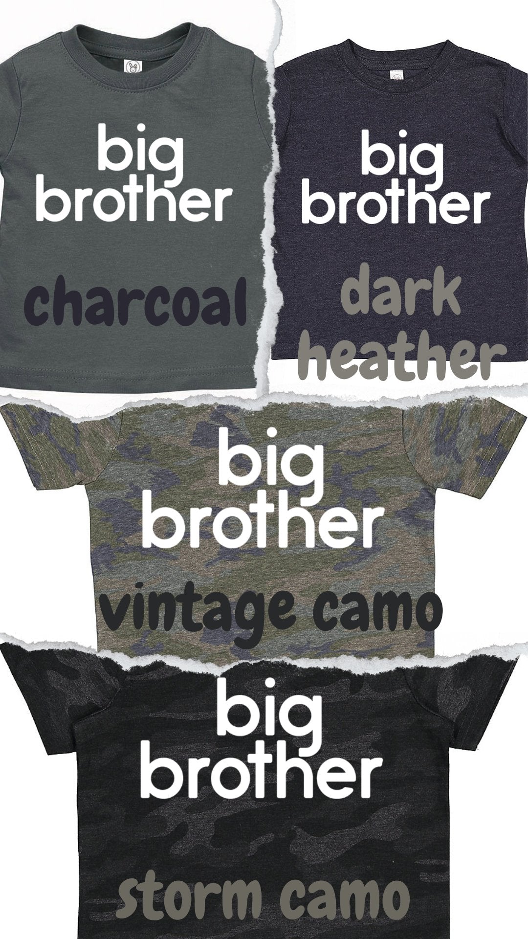 Big Brother Short Sleeve Boys Sibling Tees