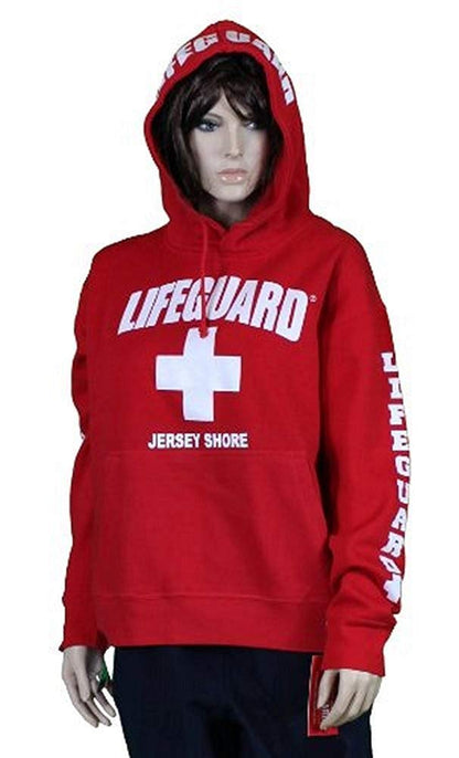 Lifeguard Jersey Shore NJ Life Guard Sweatshirt Red XL