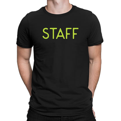 NYC FACTORY Staff T-Shirt Screen Printed Tee Printed Front & Back Staff Event Shirt