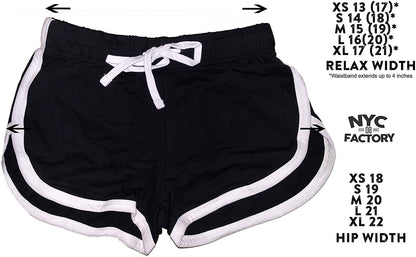 New York Summer Shorts Offizielles Produkt Damen Workout Yoga NYC Damen