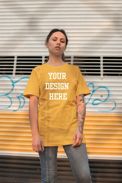 Medium Your Design Here Custom T-Shirt