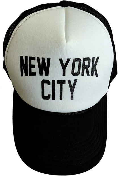 New York City Baseball-Mütze Siebbedruckte Netz-Trucker-Mütze